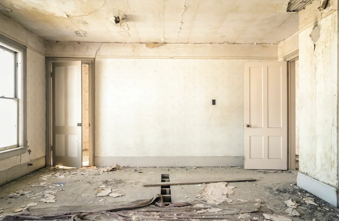 Waste disposal crew managing a cleanout project in Travilah